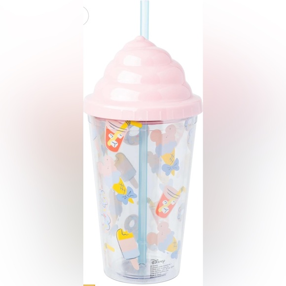 Disney Mickey Mouse Ice Cream Shape Cold Cup with Lid and Straw, 16 Ounces - Picture 3 of 6
